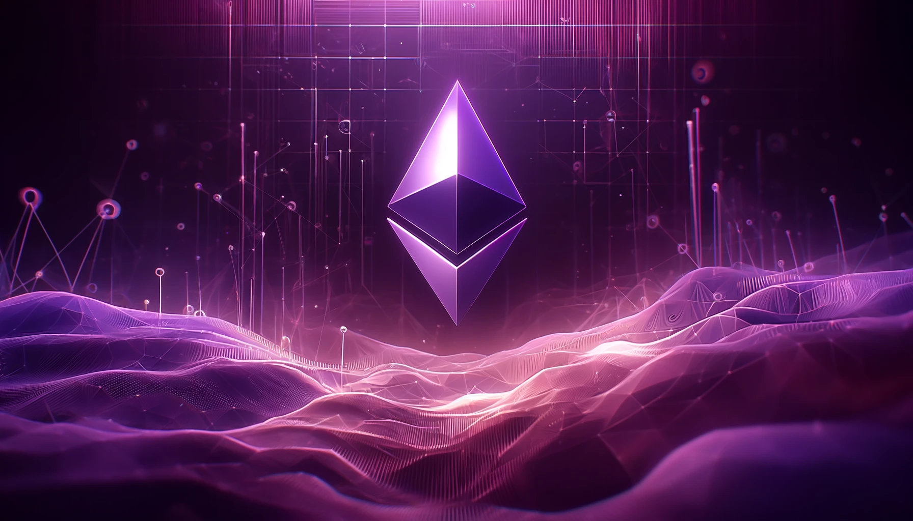 DALL·E 2024 05 13 12.42.22 A background image for a crypto themed intro video incorporating the Ethereum logo in the design. This version should be rendered in the resolution o Biochar | Participation | Sustainability | BionerG